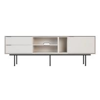 Pilkai smėlinės spalvos TV spintelė 189x61x42 cm Mod – noo.ma