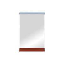 Sieninis veidrodis su lentyna su medžio masyvo rėmu 50x75 cm Lun – noo.ma