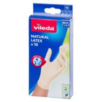 Vileda natūralaus latekso pirštinės, dydis S/M, 10 porų