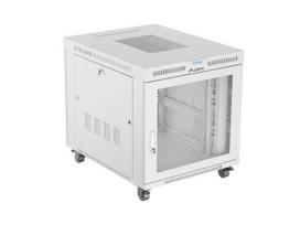 Aukštos kabineto stovas 19" 15U 800x1000 pilkas perforuotas duris LCD Lanberg (plokščias pakuotė)