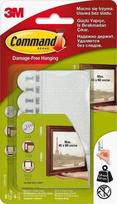 "Command Velcro", skirta paveikslams ir rėmeliams kabinti, vidutinė ir maža 12 kpl.