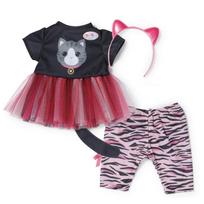 Drabužių lėlei rinkinys Zapf Creation Baby born Cat 839690, įvairių spalvų
