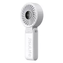 Jisulife rankinis ventiliatorius Life7 5000mAh nešiojamas USB ventiliatorius – pilkos spalvos