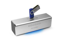 Technaxx MusicMan, baterie 600 mAh, FM-Radio, USB, silver