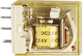 Idec Lipnus rele RH1B 24VDC 10A 1co m/LED