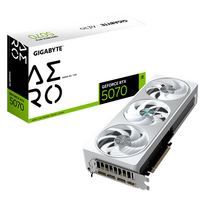 GIGABYTE GeForce RTX 5070 AERO OC 12G | NVIDIA | 12GB | GeForce RTX 5070 | 1 HDMI port | PCI-E 5.0