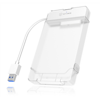 Raidsonic ICY BOX | Adapter cable with protective cover for 2.5" SATA hard drives to USB 3.0, blue access LED | SATA | USB 3.0 | 2.5"