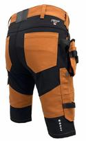 Šortai Titan Flexpro, rudi C46, PESSO, C46, 60% medvilnė, 40% poliesteris, 320 g/m²