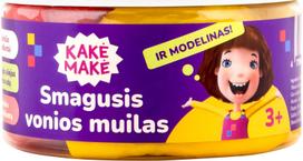 Vonios modelinas-muilas KAKĖ MAKĖ, geltonas/raudonas, 300 g
