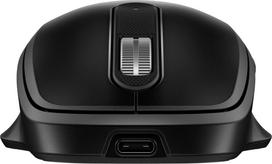 HP 515 Super Capacitor Wireless Mouse - Multi-Device, Dual-Mode, Ultra-Fast Rechargeable, Multi Surface, 4000 dpi – Black / 9C2F7AA#ABB
