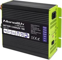 Qoltec Charger for LiFePO4 AGM GEL SLA batteries 70A