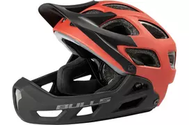 Šalmas Bulls Whistler CG juoda/raudona 52-56cm  - s/m