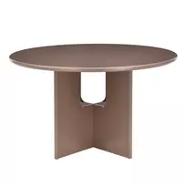 Valgomojo stalas „Hill“, 120 cm, rudos spalvos