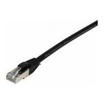 Synergy21 Patchkabel RJ45, CAT8.1 2000Mhz, 0,15m, schwarz, S-STP(S/FTP), TPE/LSZH(SuperFlex), AWG26,