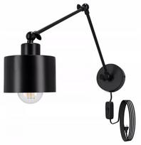 Sieninis šviestuvas LOFT Edison LED su jungikliu