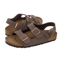 Birkenstock Milano BS Nubuck Mocca 634501 (BK42-b) sandalai