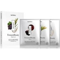 Korika FermentBeauty Mask Set veido kaukių rinkinys (3 x 20g.) - 3 x 20 g.