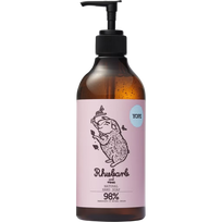 YOPE natūralus rankų muilas „Rabarbarai ir rožė“, 500 ml