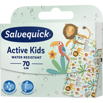 Salvequick Active Kids vandeniui atsparus pleistras vaikams, 70 cm