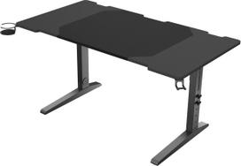 Kompiuterinių žaidimų stalas reguliuojamo aukščio Genesis Holm Modular 160, 160 cm x 75 cm, 70 - 90 cm, juoda sp.