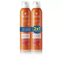 SUN SYSTEM 50+ SPRAY TRANSPARENTUS PAKETAS 2 x 200 ml