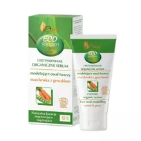 AVA LABORATORIUM_Eco Garden sertifikuotas ekologiškas veido kontūro formavimo serumas 45+ Morkos ir žirniai 30 ml