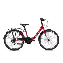 Children's bicycle S'COOL chiX, 24" Red/White