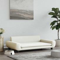 Lova šunims, kreminės spalvos, 100x54x33cm, aksomas