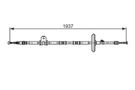 BOSCH Rankinio stabdžio trosas 1 987 482 725