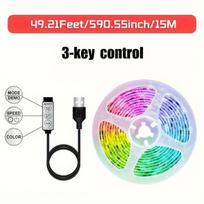 RGB LED juostelė TV fonui, 3,28 pėdos / 39,37 colio / 1M