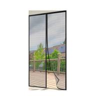 Wzlxcxxy magnetinis tinklelis nuo uodų durims 85×230 cm, juodas