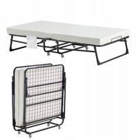 Sulankstoma turistinė lova Furnitex, 190x80x40 cm, juoda