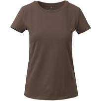 Moteriškas medvilninis marškinėliai trumpomis rankovėmis, Helikon-Tex, Slim Organic, rudi