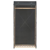 Drabužių spinta, pilkos sp., 79x40x170cm, audinys CFE293211