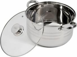 Puodas nerūdijančio plieno su teflono danga 7L 26x14.5cm HR-HJ-07 HEINNER