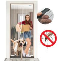 Magnetinis Tinklelis Nuo Vabzdžių Balkono Durims Premium 90X210 Cm Baltas, 90x210 cm
