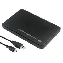 Išorinio kietojo disko dėklas 2,5 col. HDD/SSD korpusas, 480Mb/s, juodas