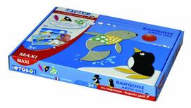 Magnetinis žaidimas Artic Life Maxi, įvairių spalvų, 54 vnt.