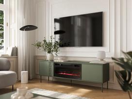 TV staliukas TRESSE 180 EF Matinė žalia