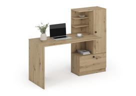 Rašomasis stalas HOBAS Artisan ąžuolo spalvos