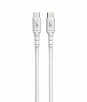 TB USB-C - USB-C laidas 2m, baltas silikonas