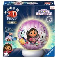 RAVENSBURGER „Gabby´s Dollhouse“ dėlionė-naktinė lemputė, 72 dalys