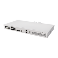 Komutatorius MikroTik Switch CRS418-8P-8G-2S+RM 17 prievadų valdomas montuojamas į stelažą