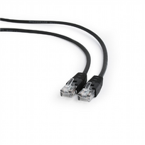 Kabelis Gembird Patch cord PP12-0.5M/BK Black