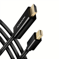 Vaizdo adapteris AXAGON Mini DisplayPort į HDMI RVDM-HI14C2 1.8m
