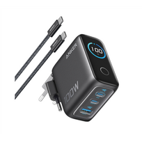 Įkroviklis Anker B121BGZ1 100W 3 prievadai Smart Display su USB-C kabeliu