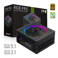 Maitinimo blokas Gamemax RGB PRO 850G 850W Gold pilnai modulinis