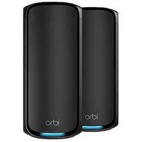 Netgear ORBI 970 MESH-WIFI-7-SET OF 2 QUAD-BAND-MESH BLACK RBE972SB-100EUS