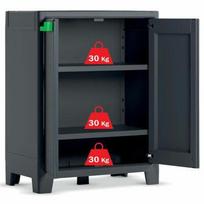 KETER GARDEN CABINET MOBY WATERPROOF 100x80x44cm IT New