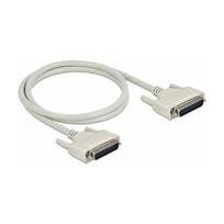 Delock Serielles Kabel D-Sub 25 Stecker zu Stecker 1 m